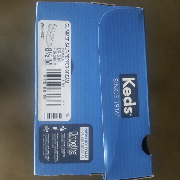 COPY - Keds- Glimmer Salt/ Pepper Cream Shoes - Picture 5 of 5